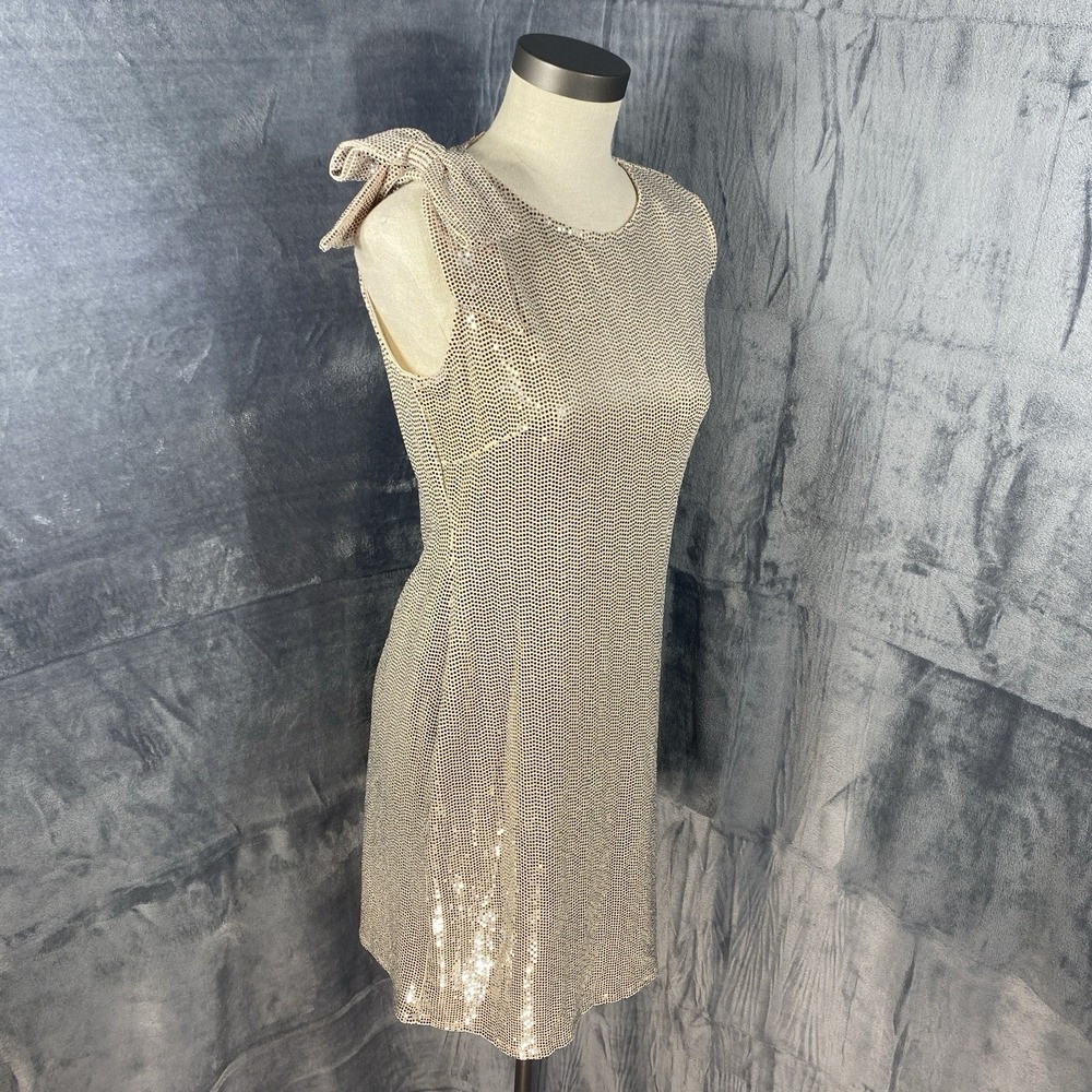 John Meyer Dress Size 8 JM Studio Sleeveless Sequin Mauve Pink New MSRP $129